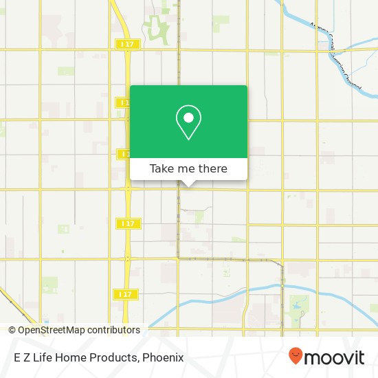 E Z Life Home Products map