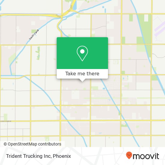 Trident Trucking Inc map