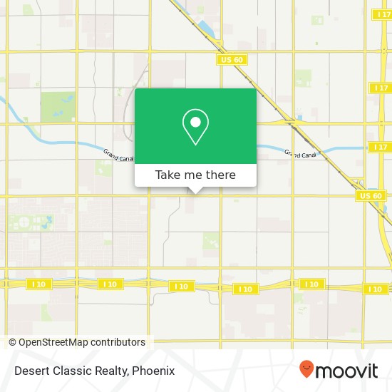 Desert Classic Realty map