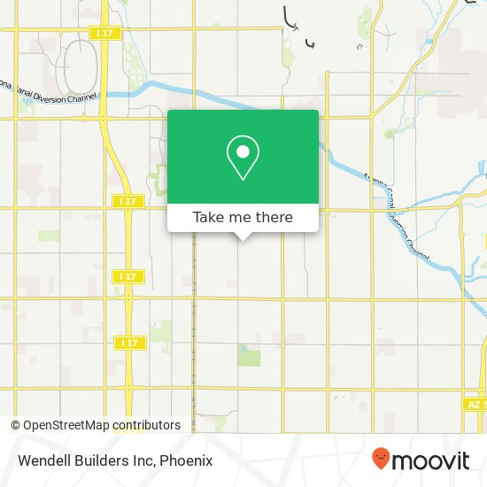 Wendell Builders Inc map