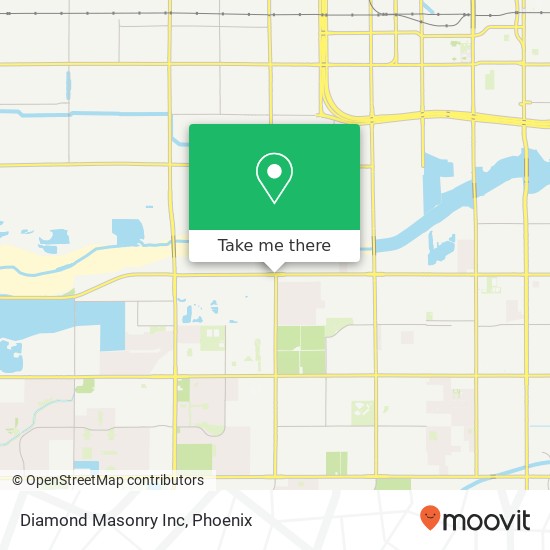 Diamond Masonry Inc map