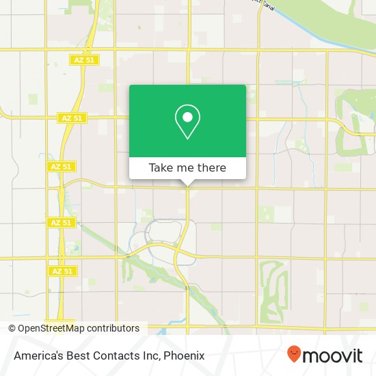 America's Best Contacts Inc map