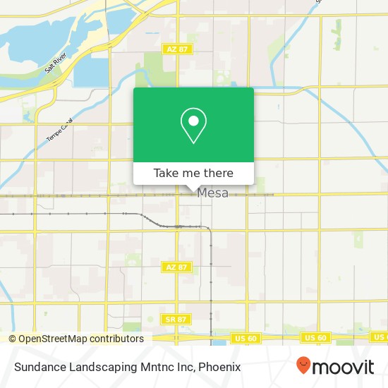 Sundance Landscaping Mntnc Inc map