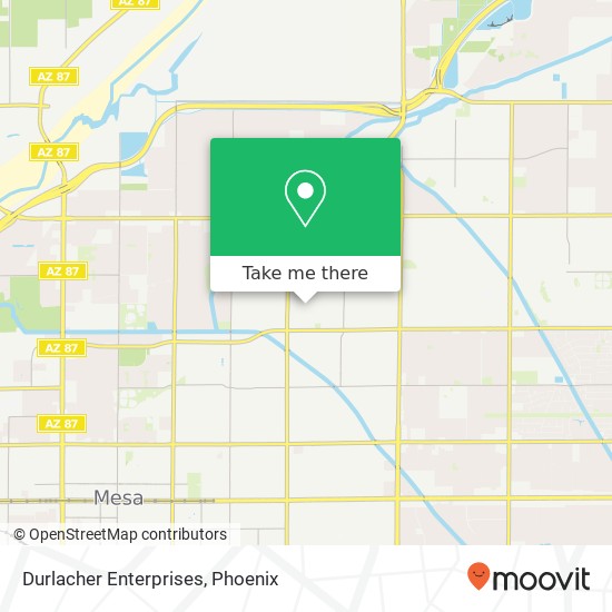 Durlacher Enterprises map