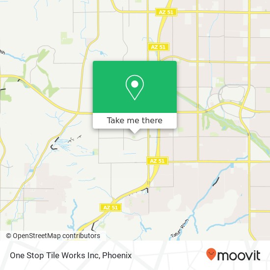 Mapa de One Stop Tile Works Inc