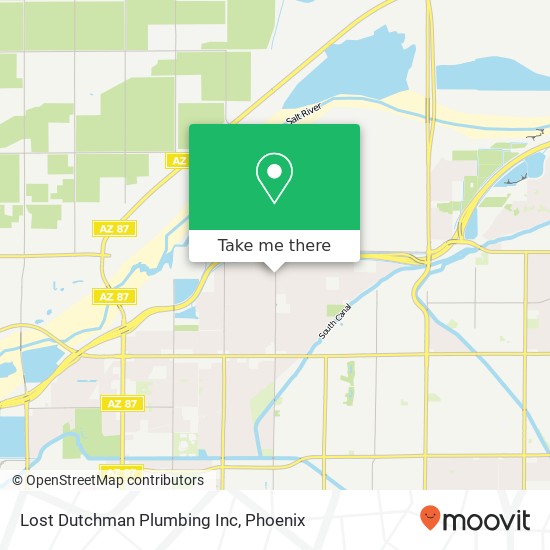 Mapa de Lost Dutchman Plumbing Inc