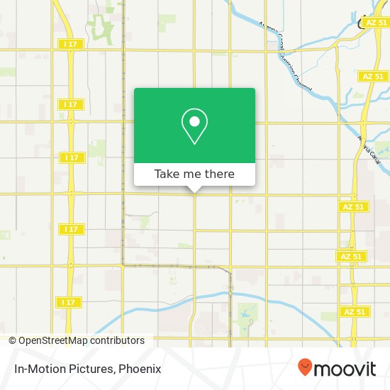 In-Motion Pictures map