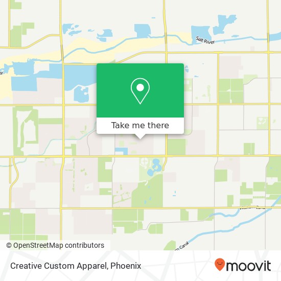 Creative Custom Apparel map