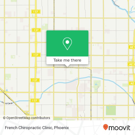 French Chiropractic Clinic map