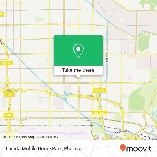 Larada Mobile Home Park map