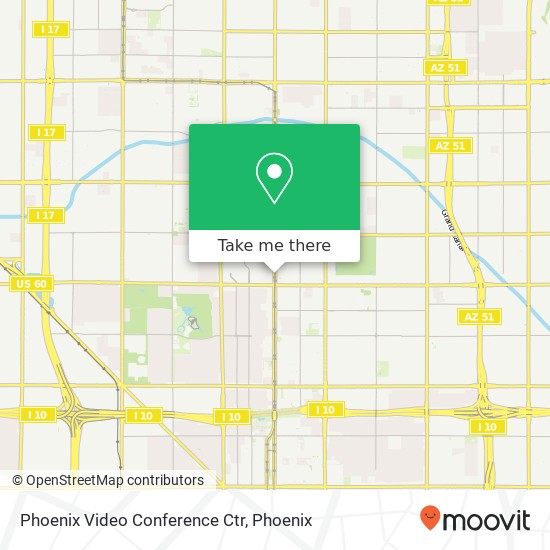 Phoenix Video Conference Ctr map