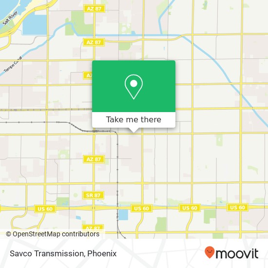 Mapa de Savco Transmission