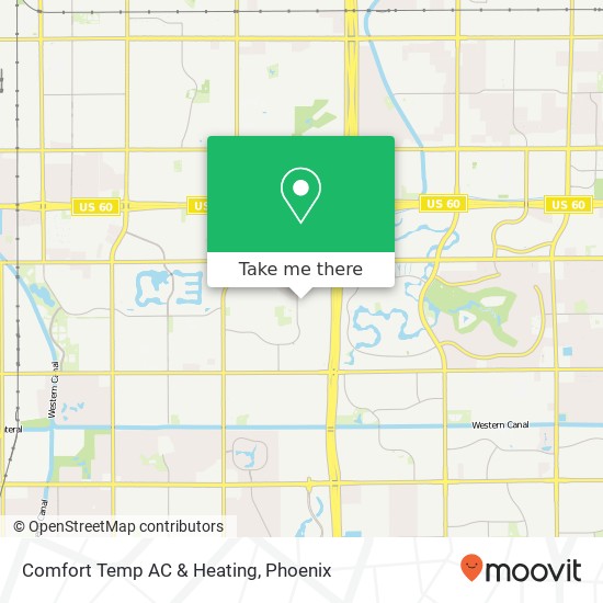 Mapa de Comfort Temp AC & Heating