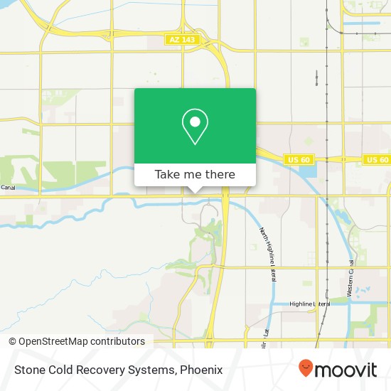 Stone Cold Recovery Systems map