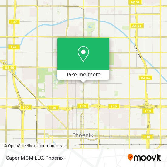 Saper MGM LLC map