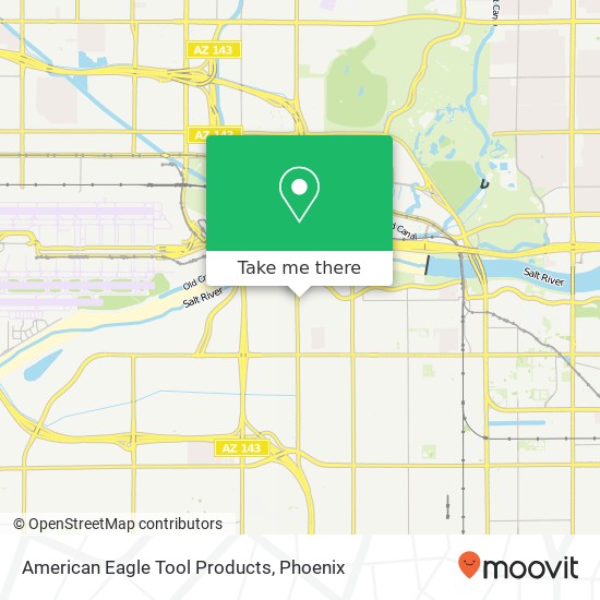 American Eagle Tool Products map