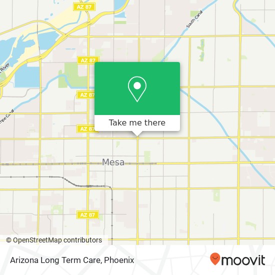 Arizona Long Term Care map