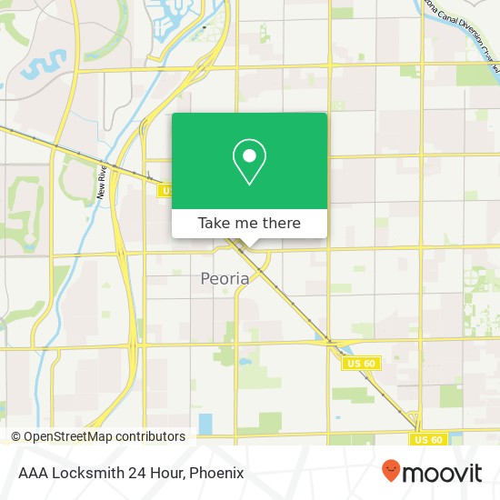 AAA Locksmith 24 Hour map