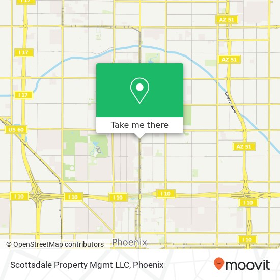 Mapa de Scottsdale Property Mgmt LLC