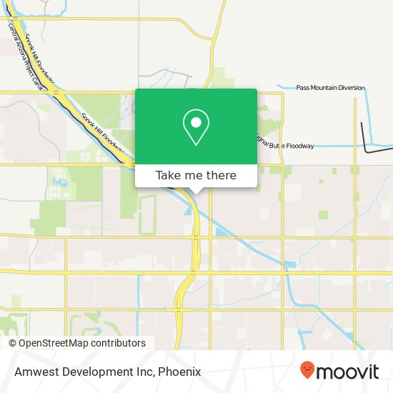 Amwest Development Inc map