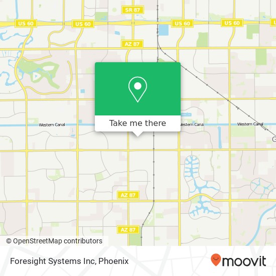 Mapa de Foresight Systems Inc