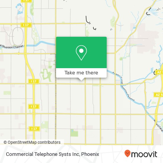 Mapa de Commercial Telephone Systs Inc