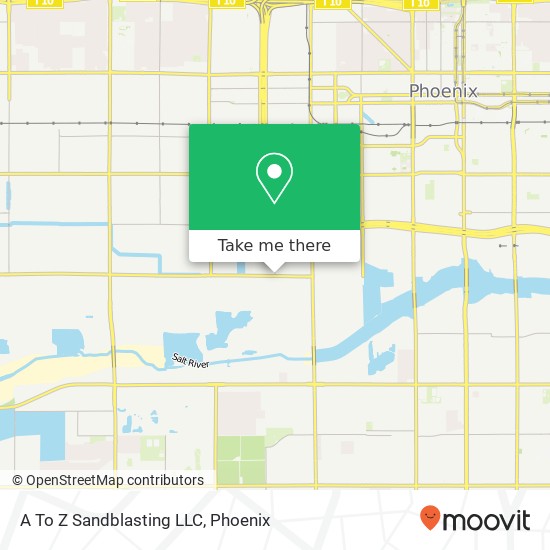 Mapa de A To Z Sandblasting LLC