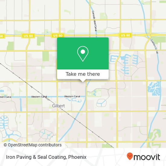 Iron Paving & Seal Coating map