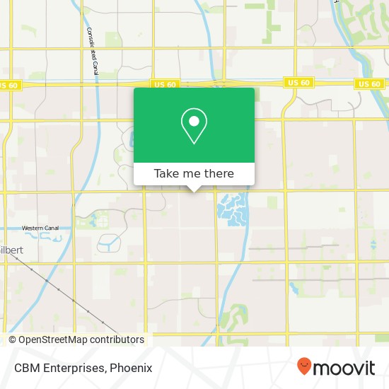 CBM Enterprises map