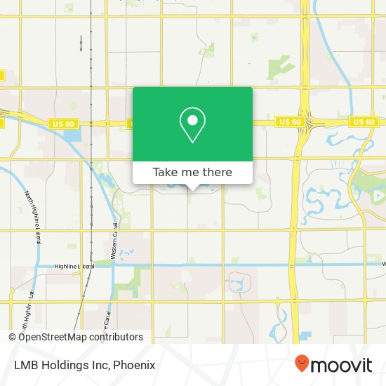 LMB Holdings Inc map