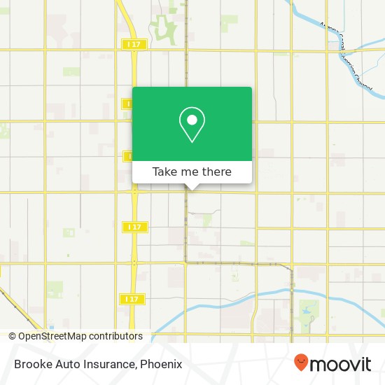Mapa de Brooke Auto Insurance