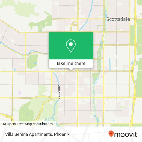 Villa Serena Apartments map