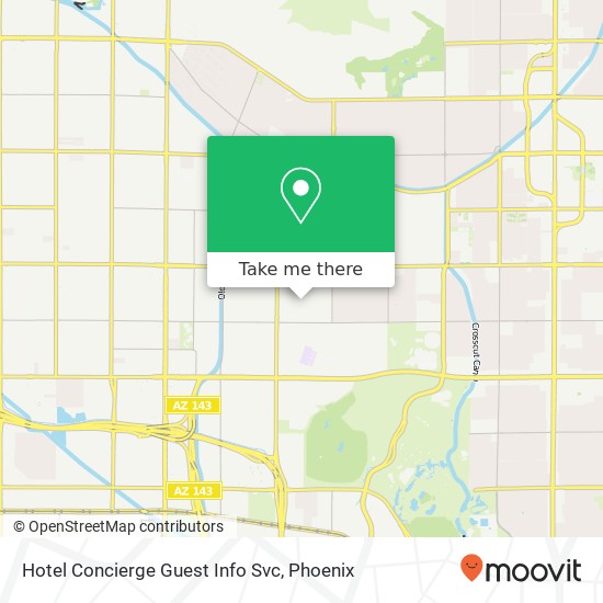 Hotel Concierge Guest Info Svc map