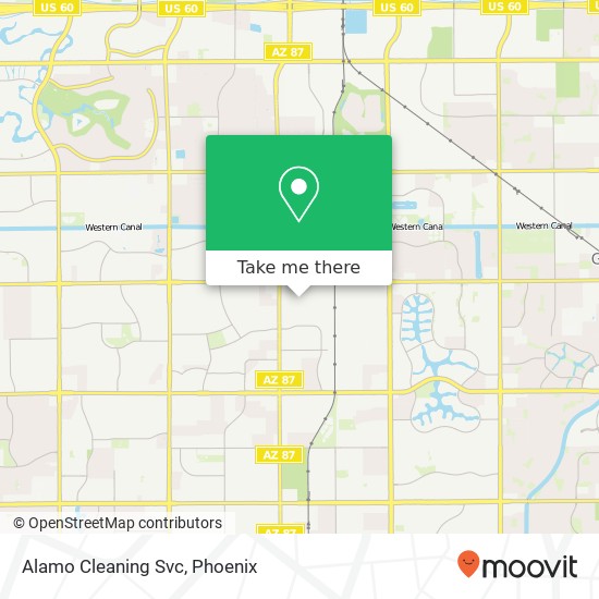 Alamo Cleaning Svc map