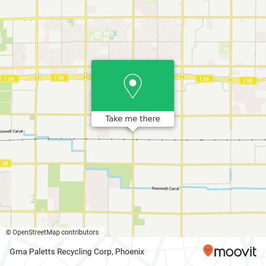 Gma Paletts Recycling Corp map