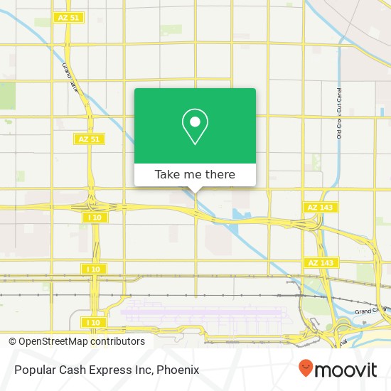 Mapa de Popular Cash Express Inc