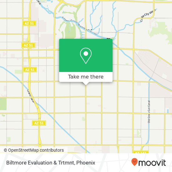 Biltmore Evaluation & Trtmnt map