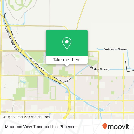 Mountain View Transport Inc map