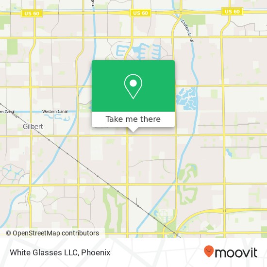 White Glasses LLC map