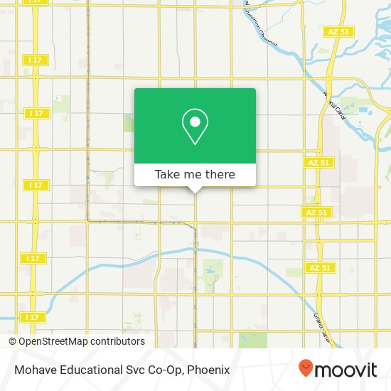 Mapa de Mohave Educational Svc Co-Op