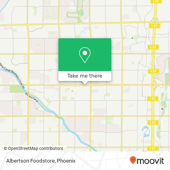 Mapa de Albertson Foodstore