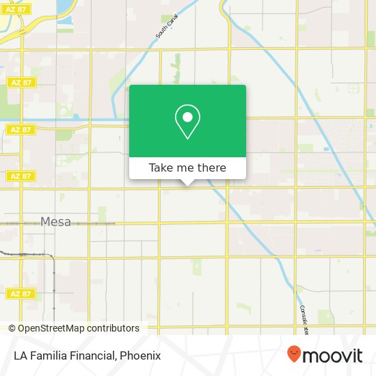Mapa de LA Familia Financial