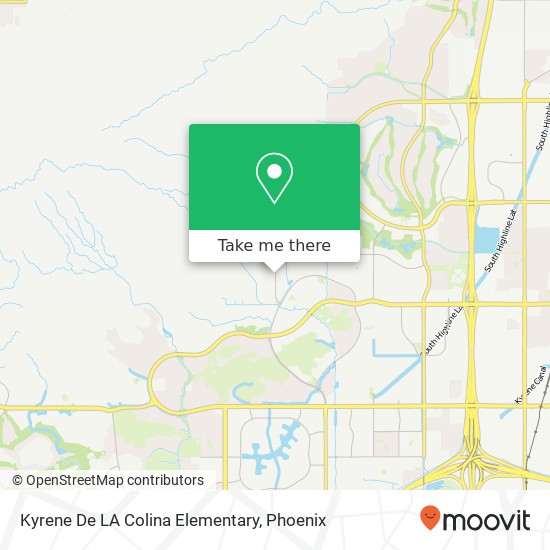 Kyrene De LA Colina Elementary map