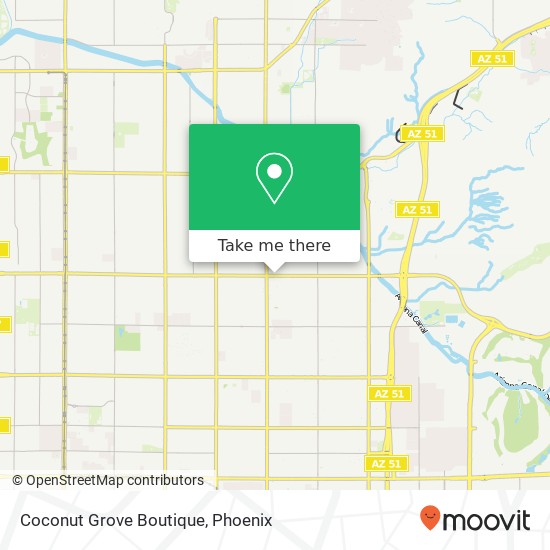 Mapa de Coconut Grove Boutique