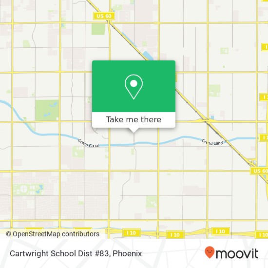 Cartwright School Dist #83 map
