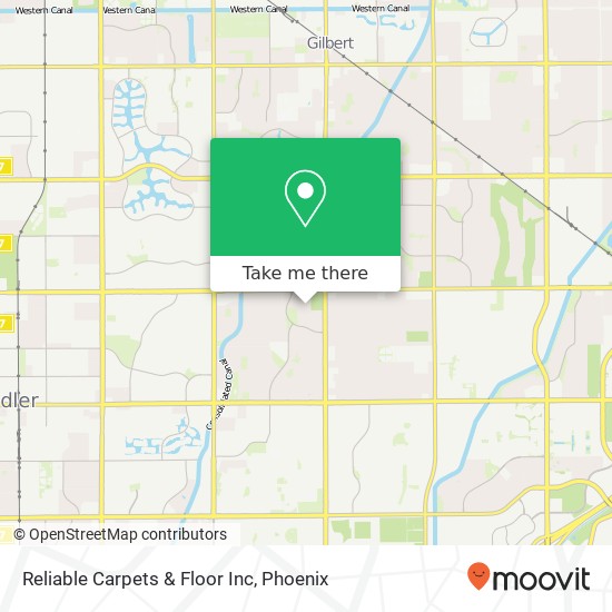 Reliable Carpets & Floor Inc map