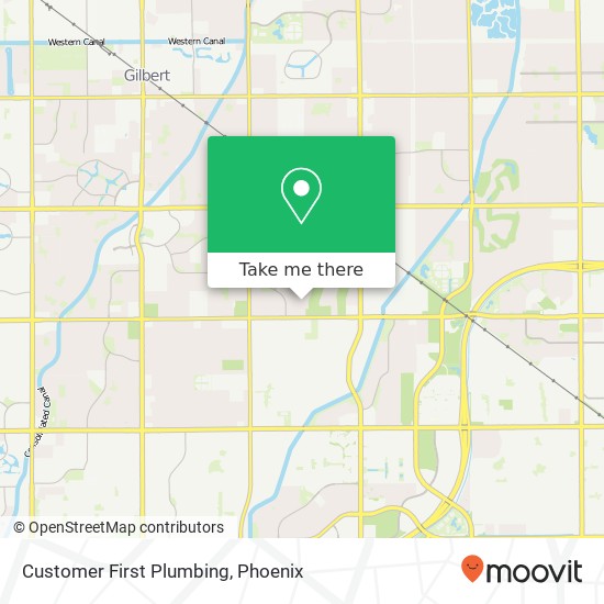 Customer First Plumbing map