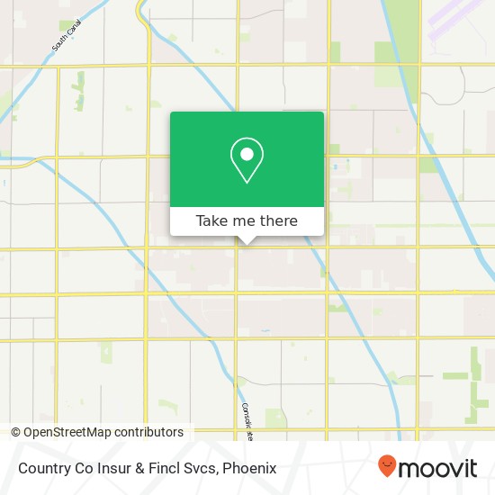 Country Co Insur & Fincl Svcs map