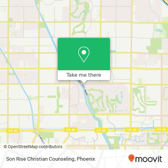 Mapa de Son Rise Christian Counseling