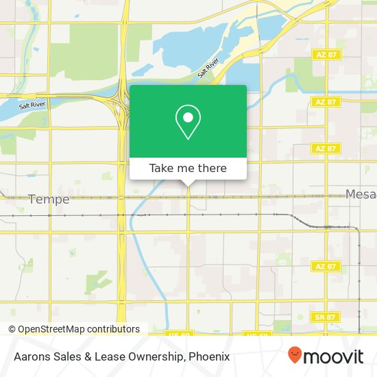 Aarons Sales & Lease Ownership map